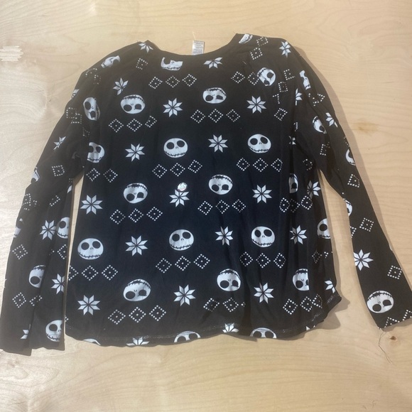 Nightmare Before Christmas Long Sleeve Sleepware Top 2X (GA) - Picture 12 of 14
